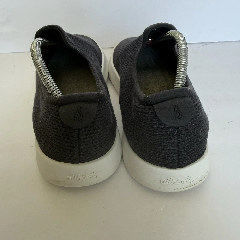 Allbirds Tree Loungers Men's 10 Black Slip On Knit Casual Shoes Sneakers